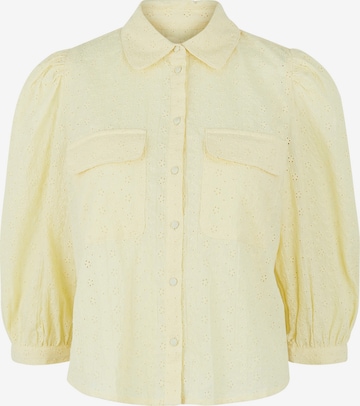 Y.A.S Blouse 'Clima' in Geel: voorkant