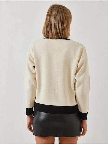 Bianco Lucci Gebreid vest in Beige