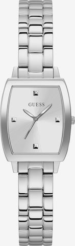GUESS Analoog horloge ' BRILLIANT ' in Zilver: voorkant