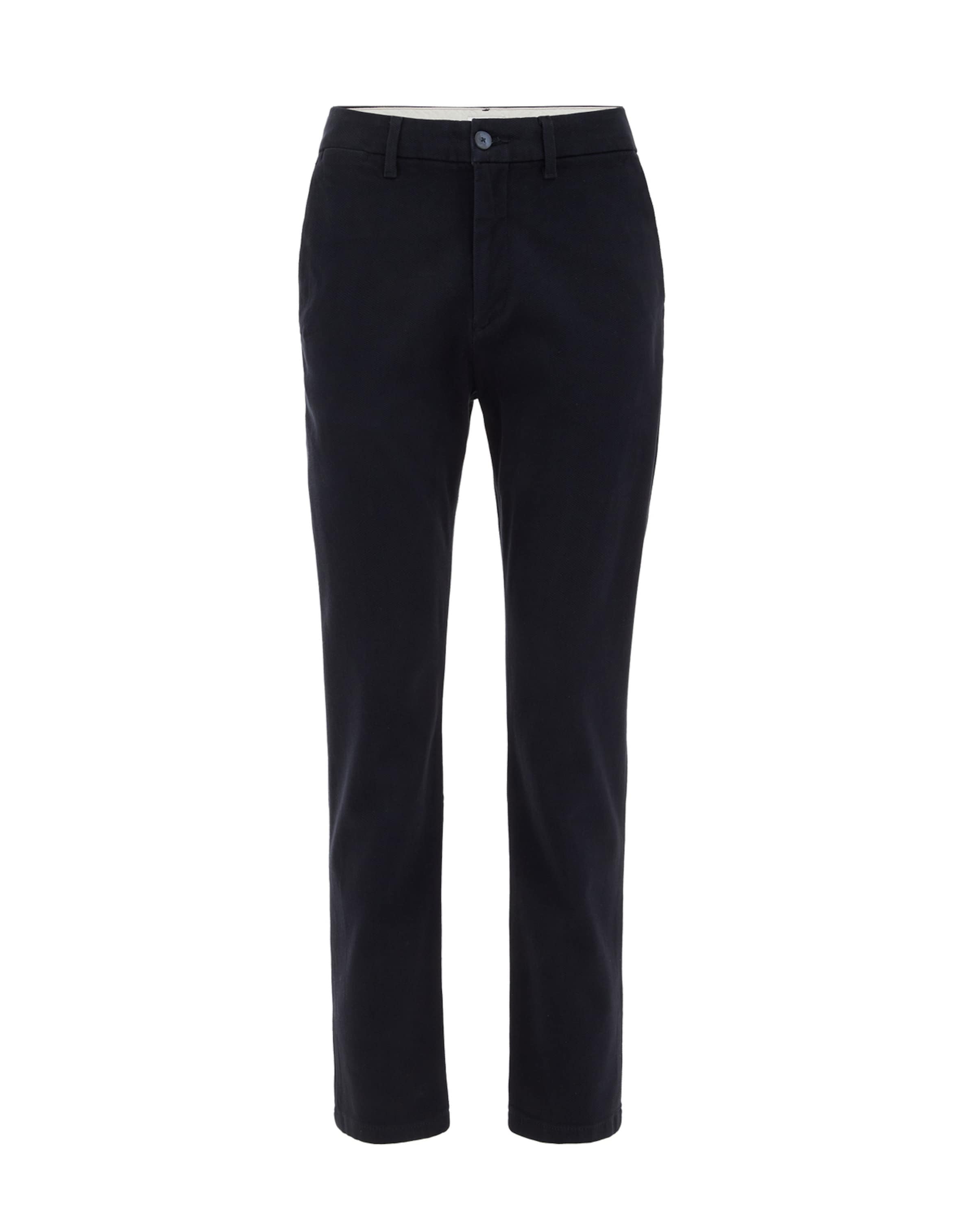 WE Fashion Slim fit Chino trousers in Blue: front