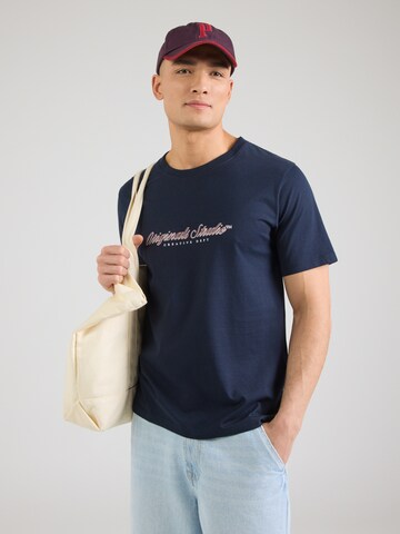 JACK & JONES Koszulka 'JORMONTAUK' w kolorze niebieski: przód