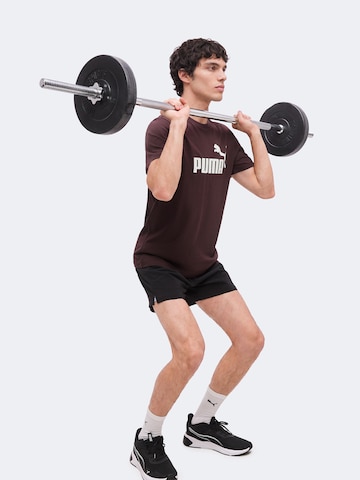 T-Shirt fonctionnel 'ESS No. 1' PUMA en marron