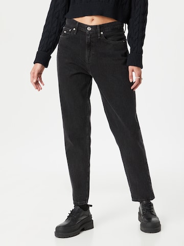 Tommy Jeans Tapered Jeans 'IZZIE' in Black: front
