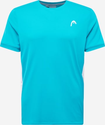 T-Shirt fonctionnel 'SLICE' HEAD en bleu : devant