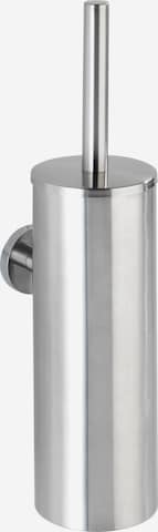 Wenko Toilet Accessories 'Bosio' in Silver: front