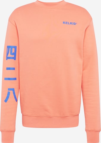 ABOUT YOU x Mero Sweatshirt 'Kelkid' in Orange: front