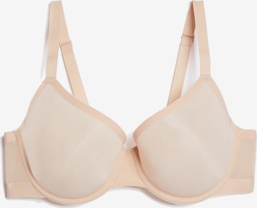 Soutien-gorge 'Pure Mesh Plus' ETAM en beige : devant