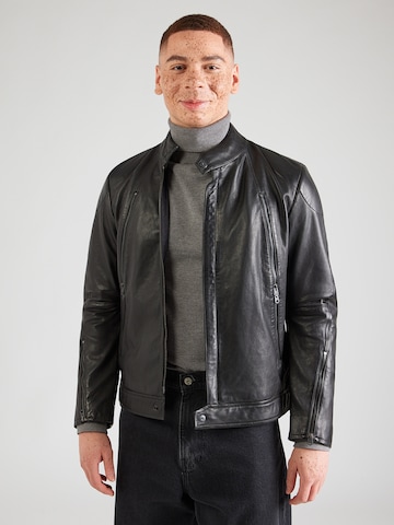 G-STAR Демисезонная куртка в Черный: спереди