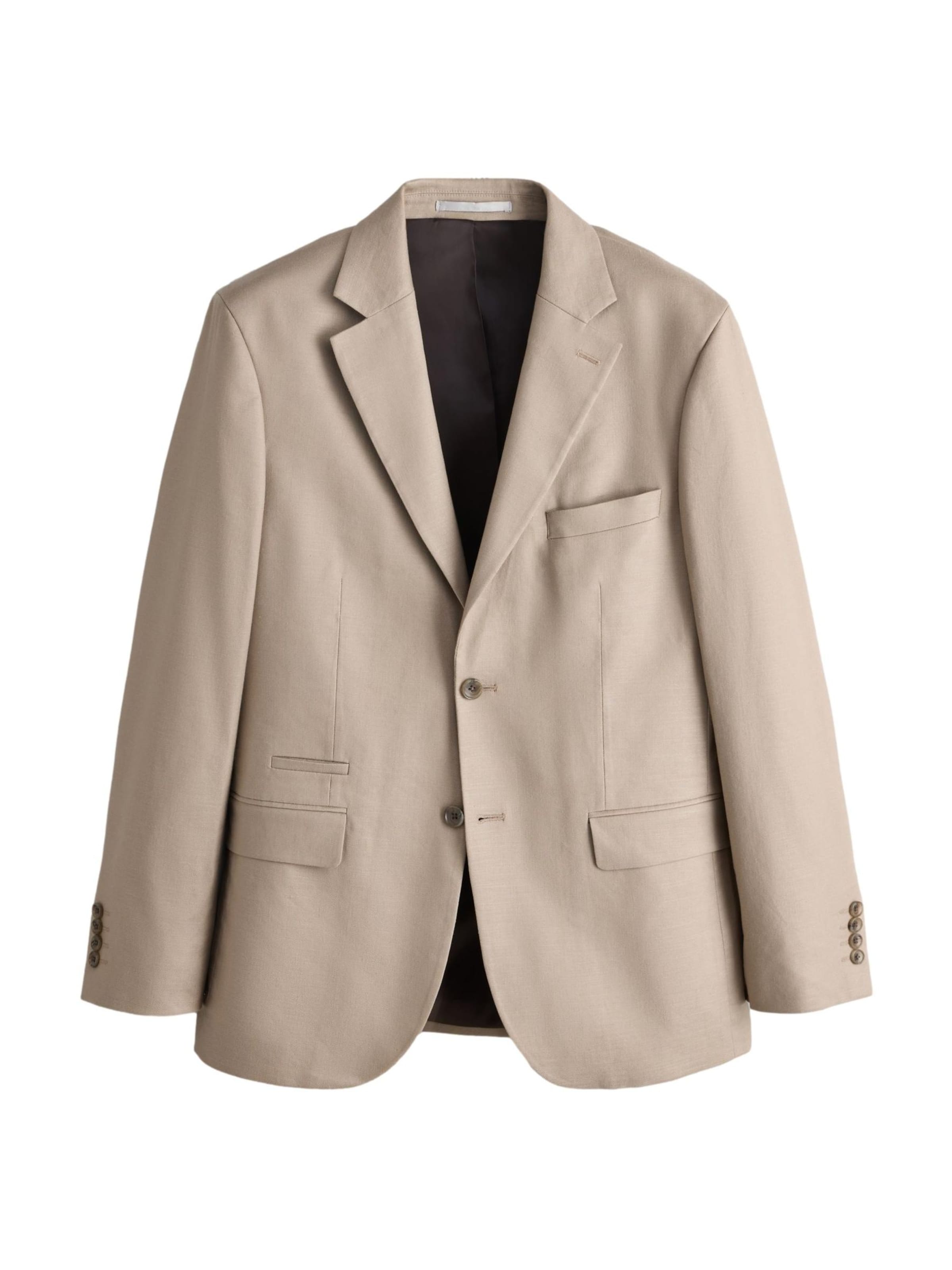 Slim fit Giacca business da completo 'N. Premium' di Next in beige: frontale