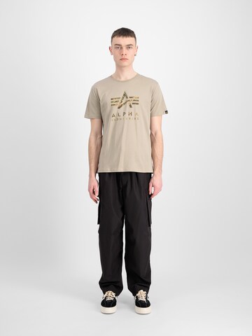 ALPHA INDUSTRIESMajica 'Camo PP T' - bež boja