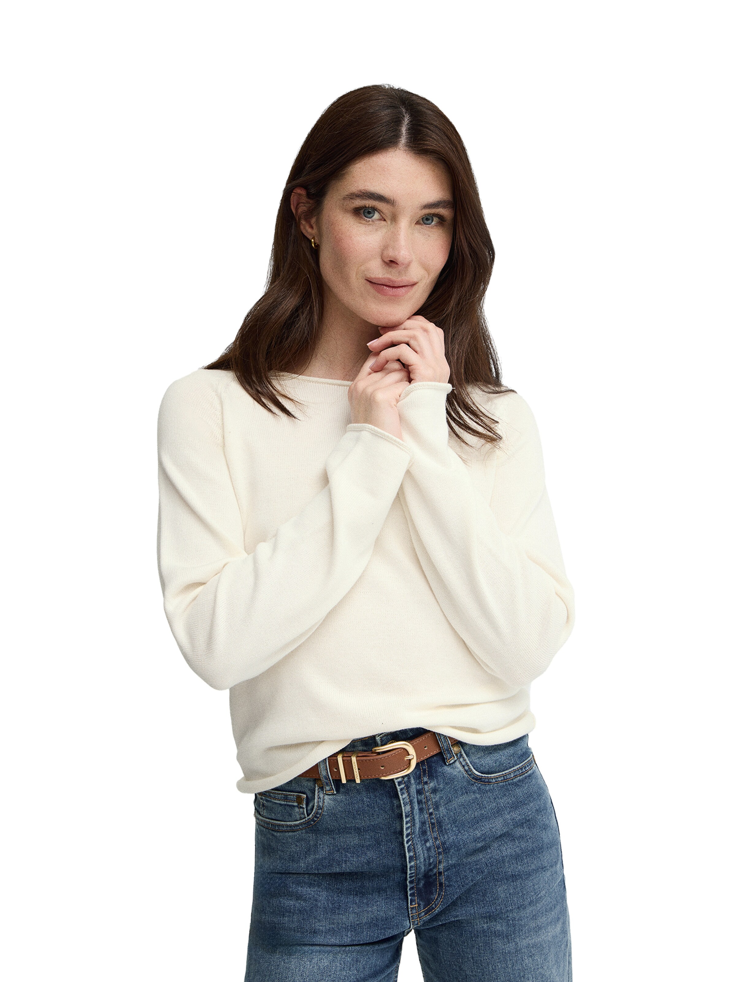 Polo Club Pullover 'Chicago' in Beige: Vorderseite