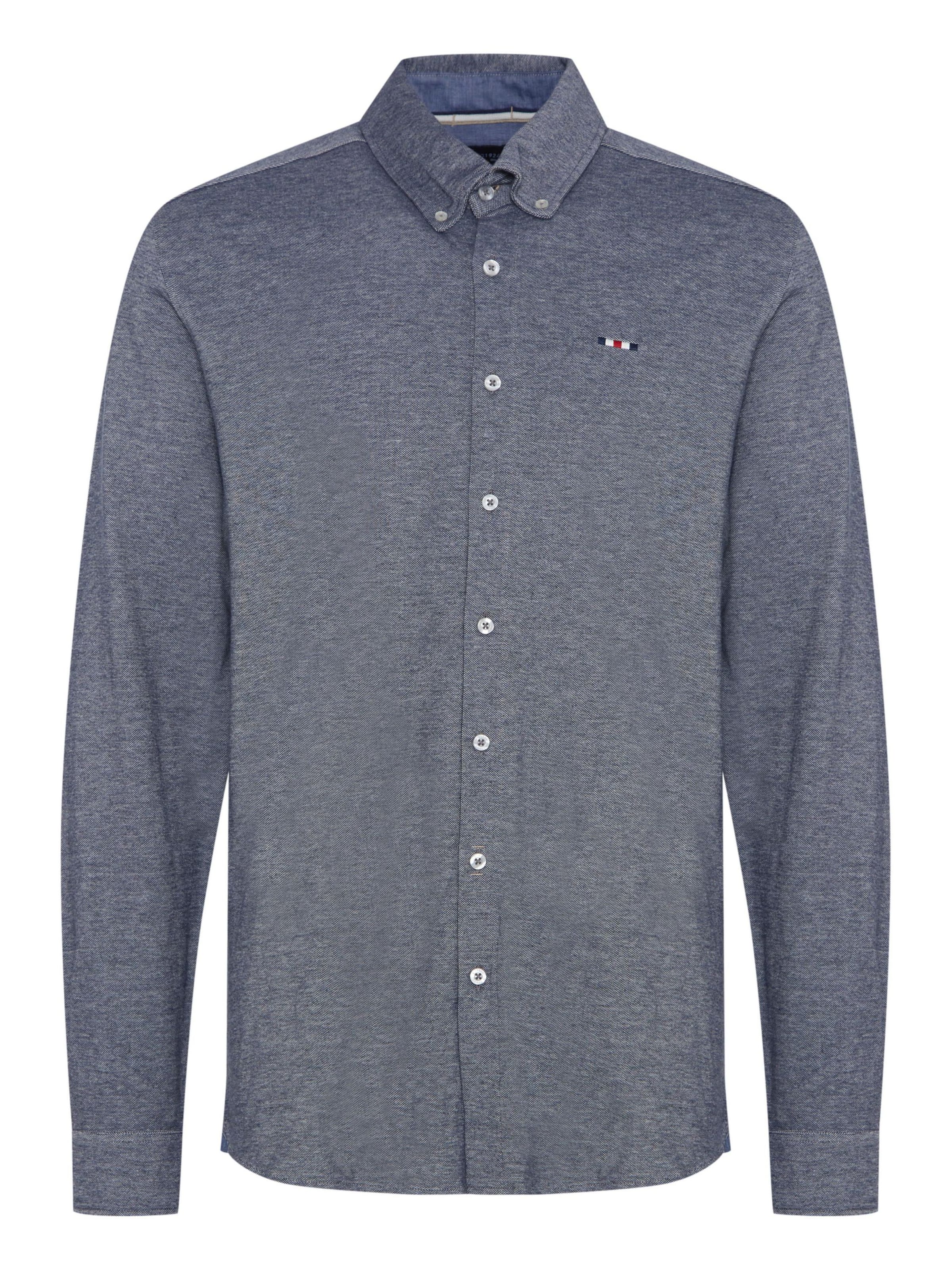 FQ1924 Overhemd 'Steven' in Blauw: voorkant