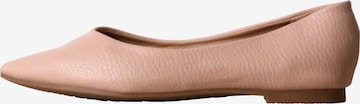 Super Mode Ballet Flats in Pink: front
