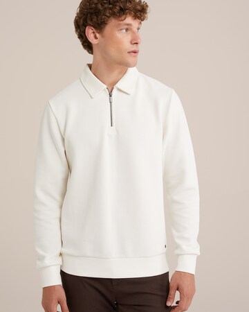 Sweat-shirt WE Fashion en blanc