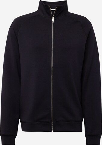 Casual Friday Zip-Up Hoodie 'Sigurd' in Black: front