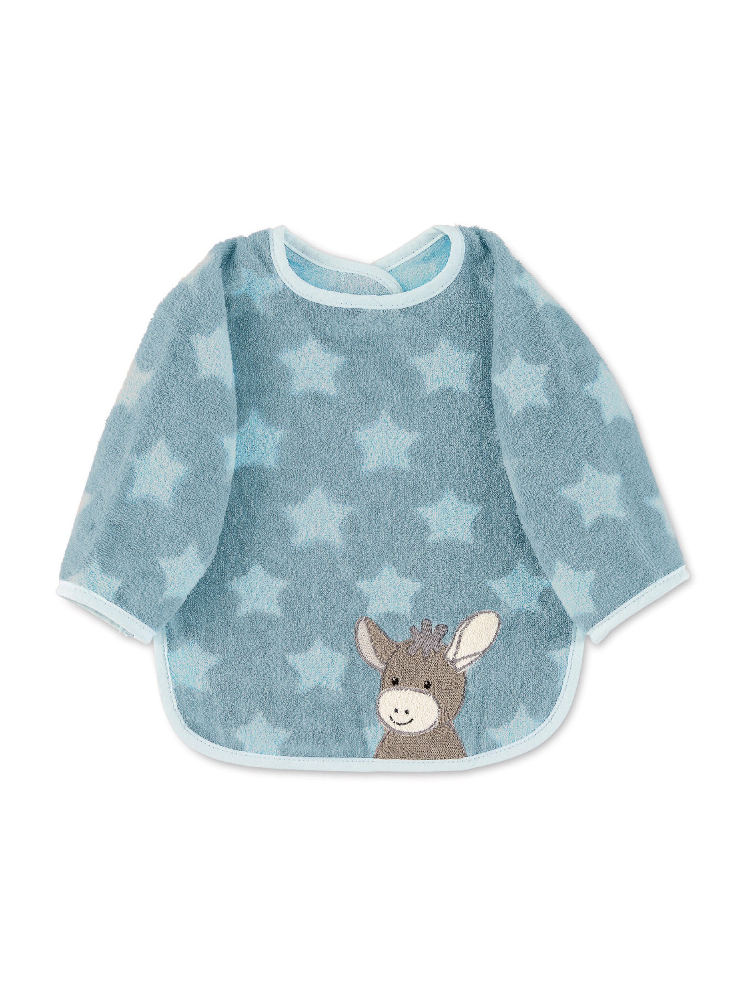 STERNTALER Ärmellätzchen 'Emmi' in Blau: Vorderseite