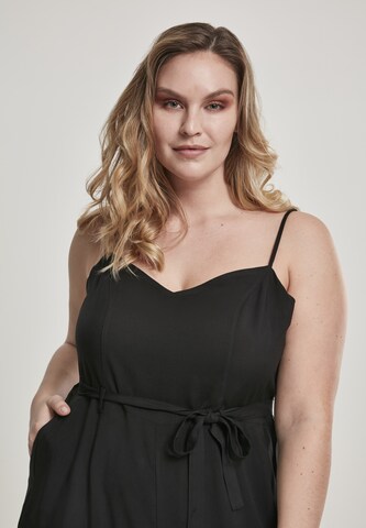 Tuta jumpsuit ' Ladies Spaghetti Jumpsuit ' di Urban Classics in nero