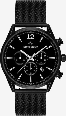 Mats Meier Analog Watch in Black: front