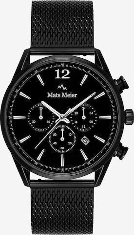 Mats Meier Analog Watch in Black: front