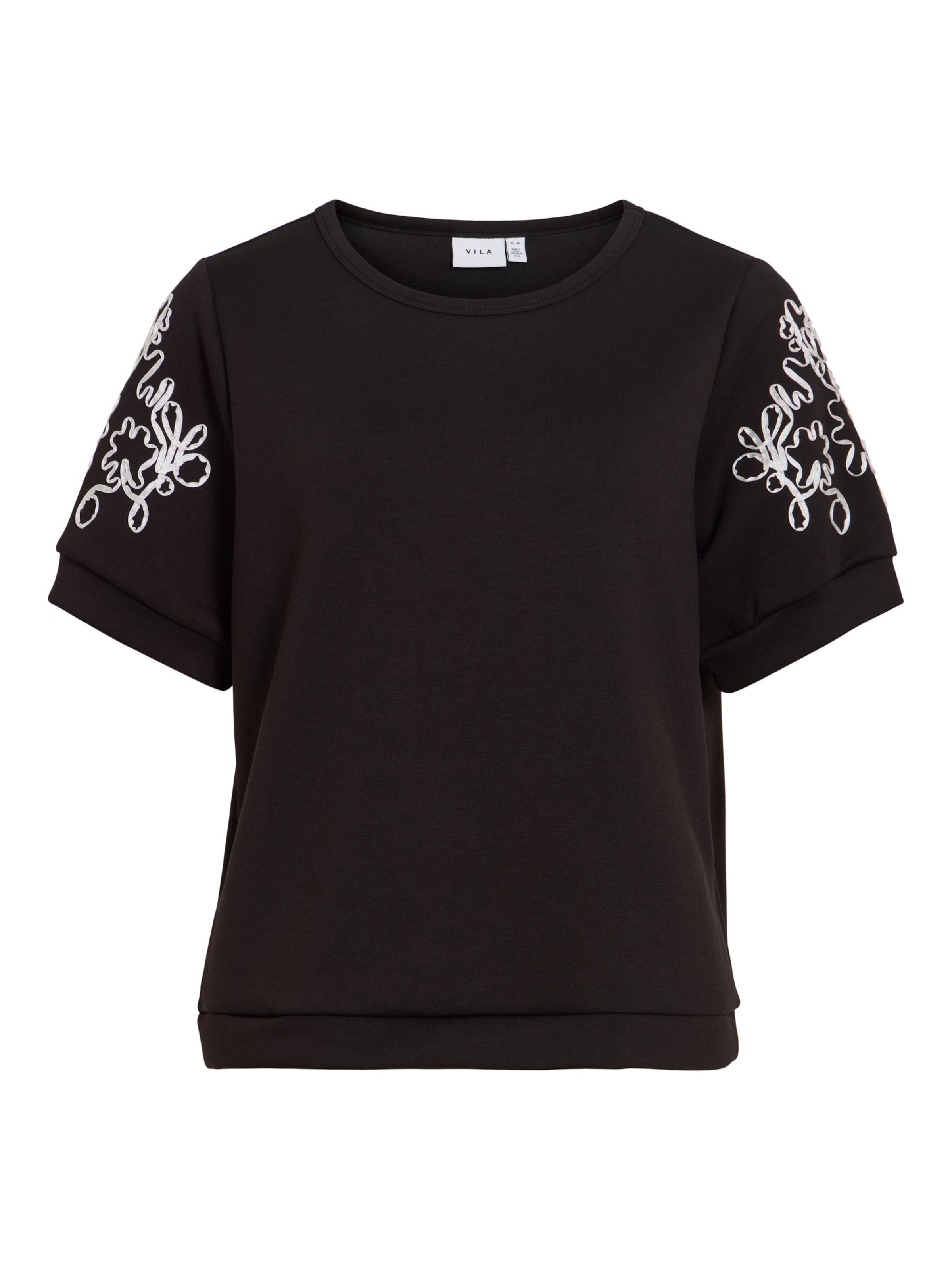 VILA Sweatshirt 'VISiffi' i sort: forside