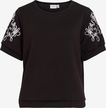 VILA Sweatshirt 'VISiffi' i sort: forside