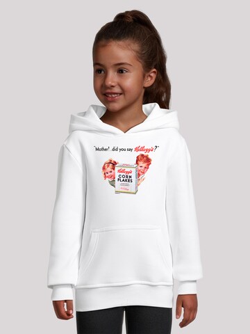 Sweat-shirt 'Kellogg's Corn Flakes Vintage Kids Advert' F4NT4STIC en blanc : devant