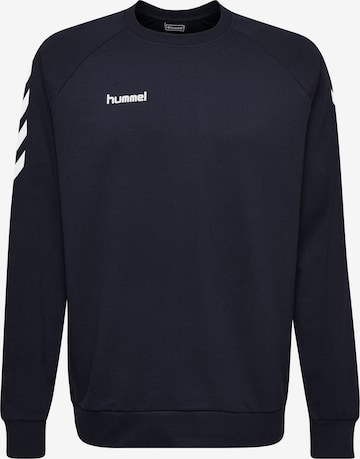 Hummel Sweatshirt in Blauw: voorkant