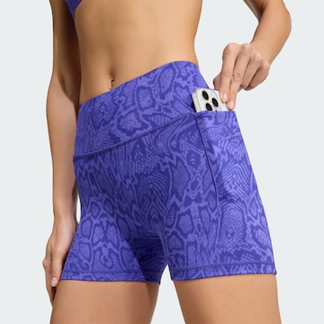 ADIDAS PERFORMANCE Skinny Παντελόνι φόρμας 'Optimé' σε λιλά