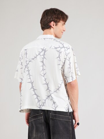 VANS Comfort fit Button Up Shirt 'VAN DOREN' in White