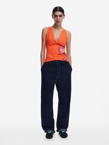 Desigual - Blusa en naranja