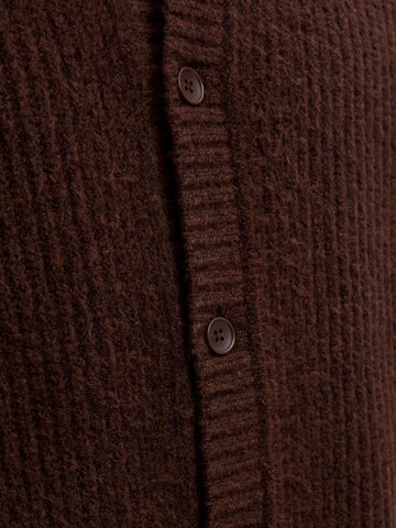 JACK & JONES Knit cardigan in Brown