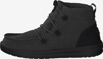 HEY DUDE Lace-Up Ankle Boots '12189' in Black