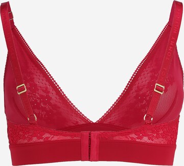 Tommy Hilfiger Underwear Plus حمالة صدر مثلثة حمالة صدر بلون أحمر