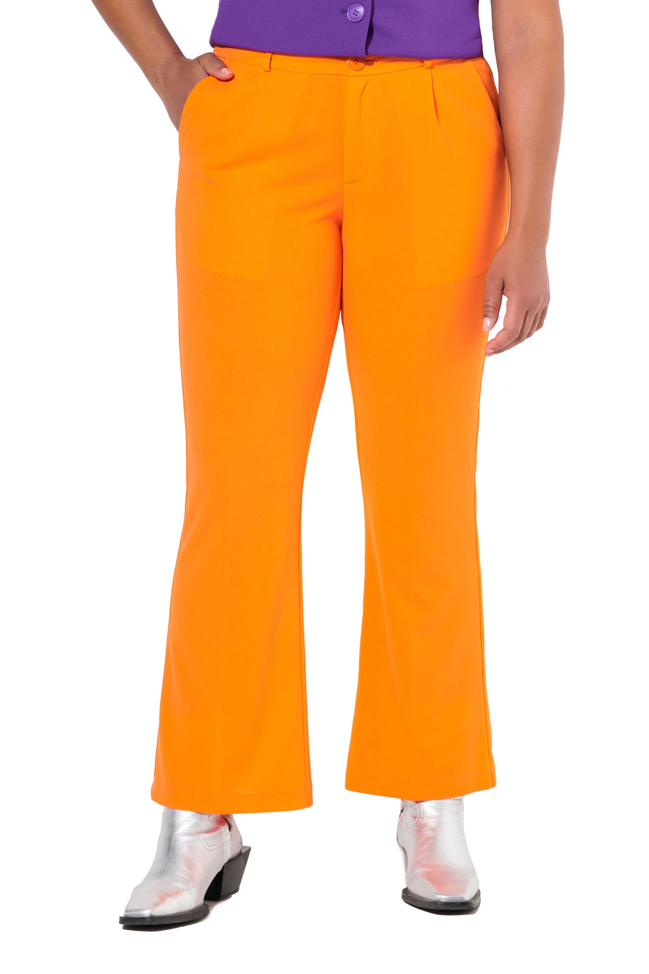 Angel of Style Bootcut Pantalon in Oranje: voorkant
