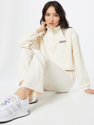 Pull-over ADIDAS ORIGINALS en blanc