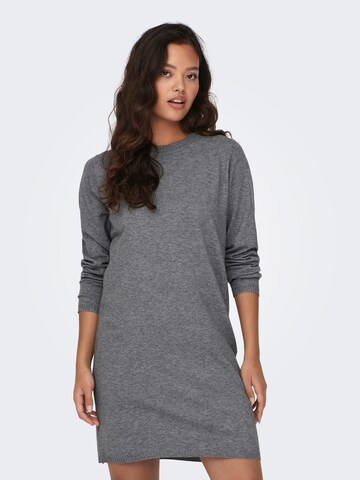 JDY Knitted dress 'Prime' in Grey: front