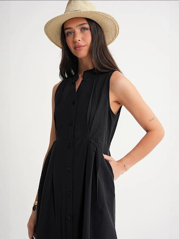 MixRay Shirt dress in Black