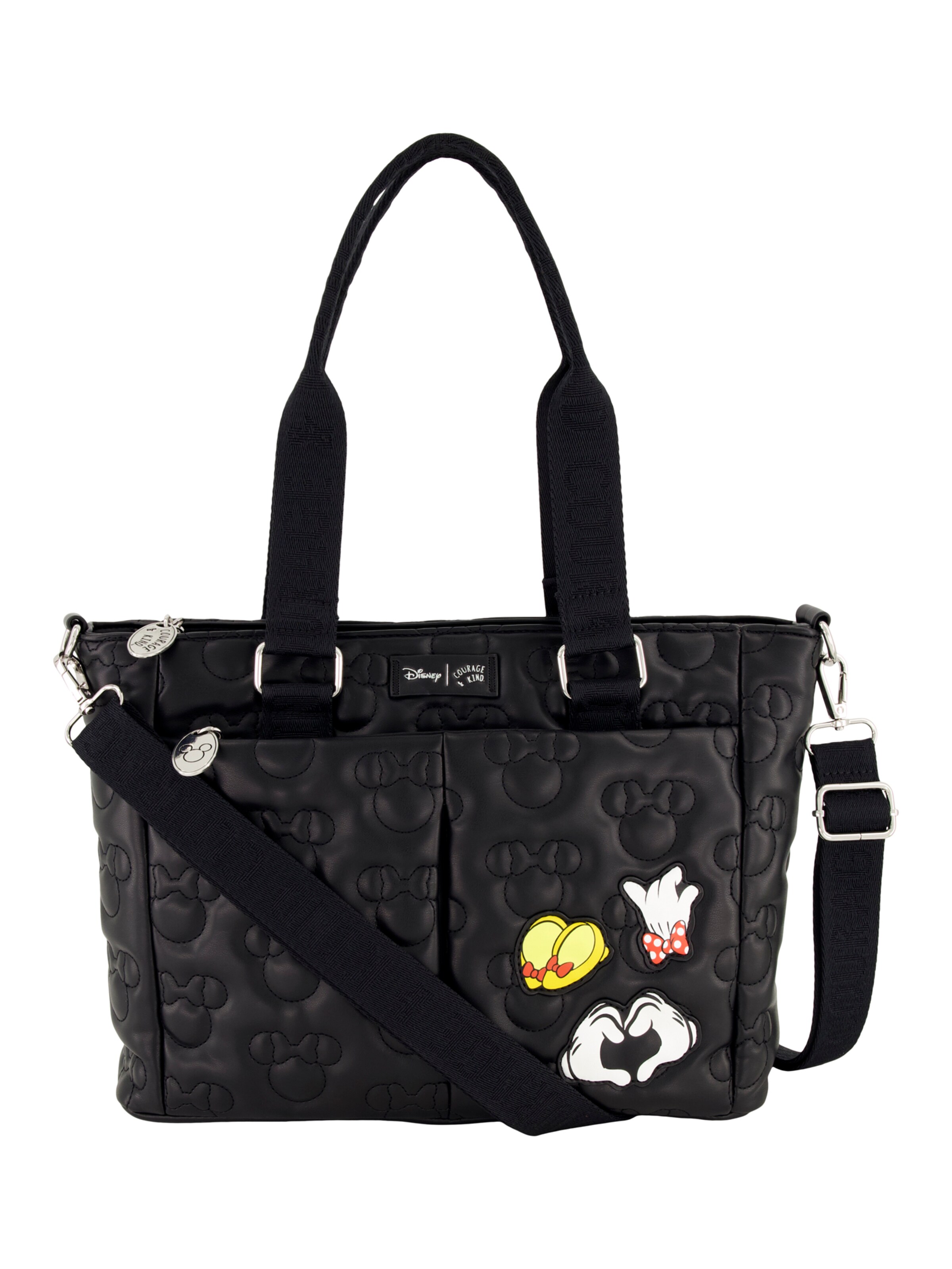DISNEY Torba 'Minnie-Maus' | črna barva: sprednja stran