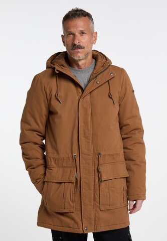 DreiMaster Vintage Winterparka 'Imane' in Beige: voorkant