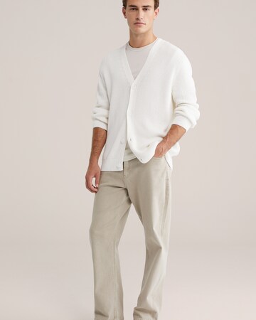 WE Fashion Вязаная кофта в Белый