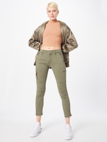 Regular Pantalon 'Rich' MAC en vert