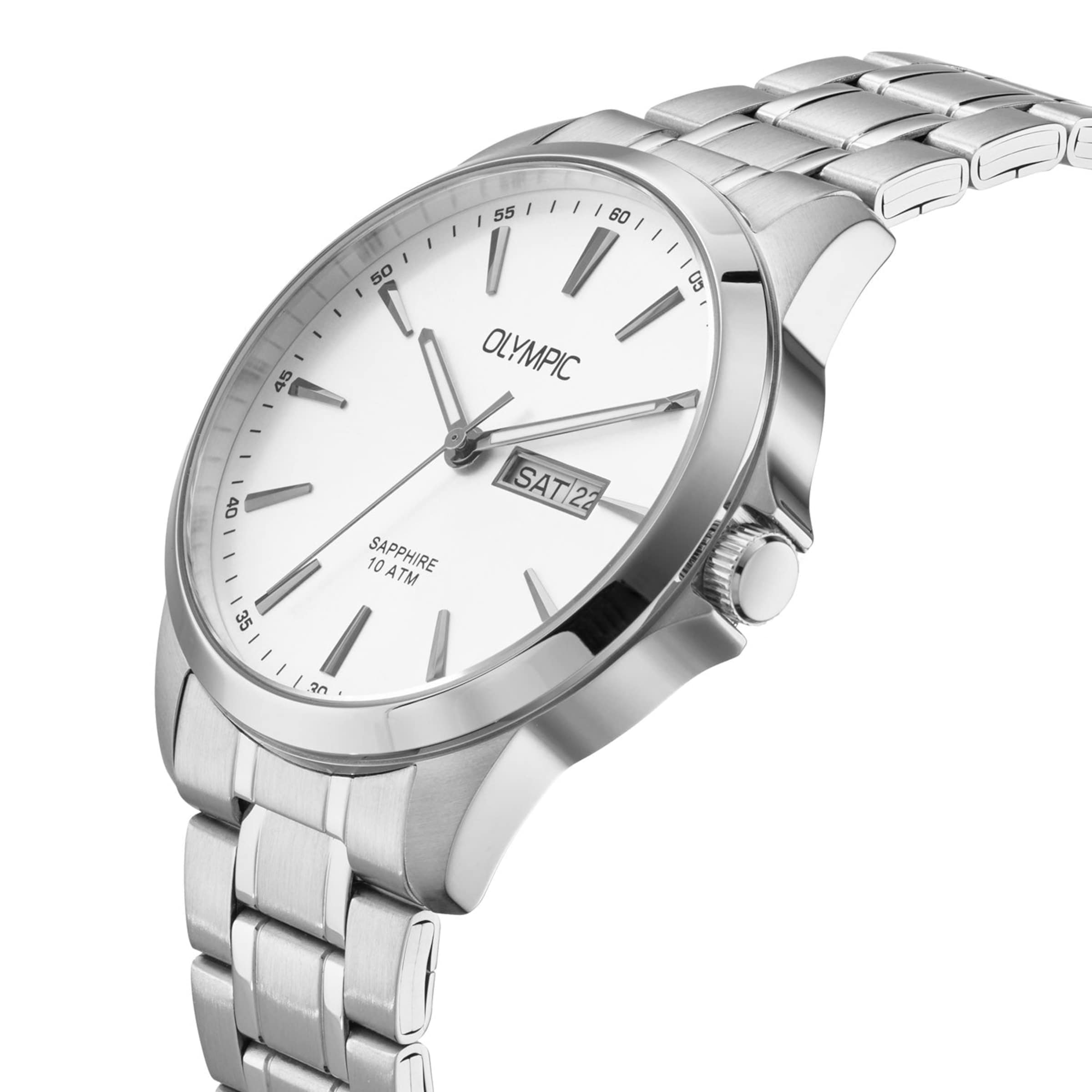 Olympic Analoog horloge in Zilver