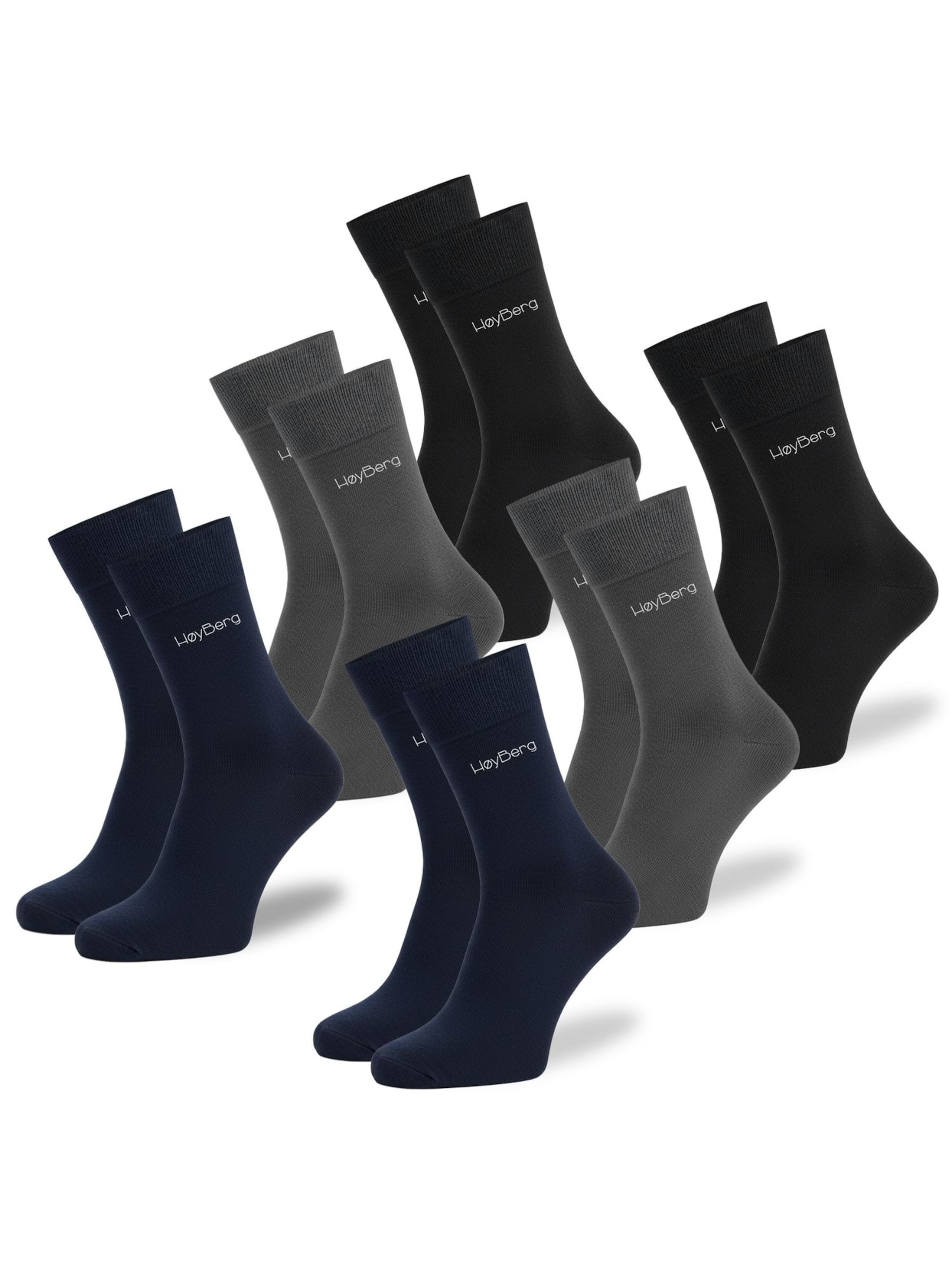 HøyBerg Socks in Mixed colours: front
