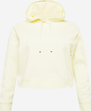 Calvin Klein Curve - Sweatshirt em amarelo: frente