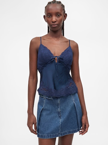 Abercrombie & Fitch Top 'JUILA' – modrá