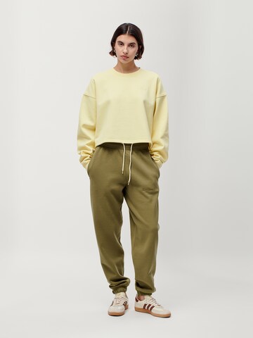 Felpa 'Rosa' di LeGer by Lena Gercke in giallo
