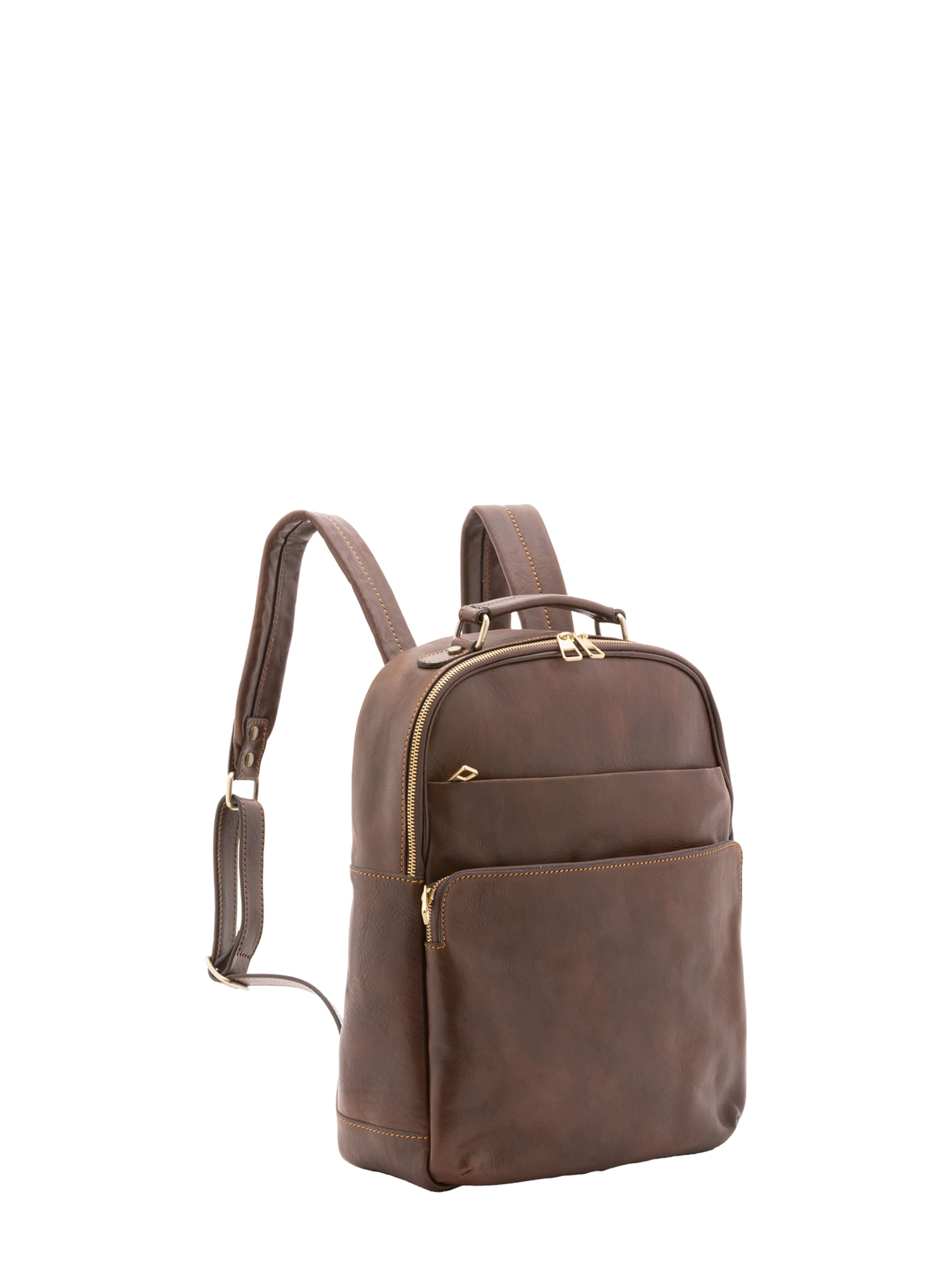 Zaino di Viola Castellani in marrone: frontale