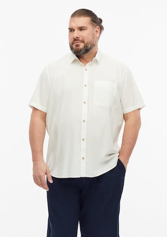 Coupe regular Chemise s.Oliver en beige : devant