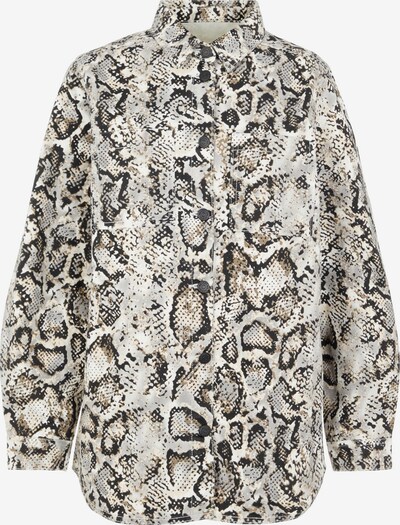 OBJECT Jacke 'New Owen' in grau / schwarz / weiß, Produktansicht