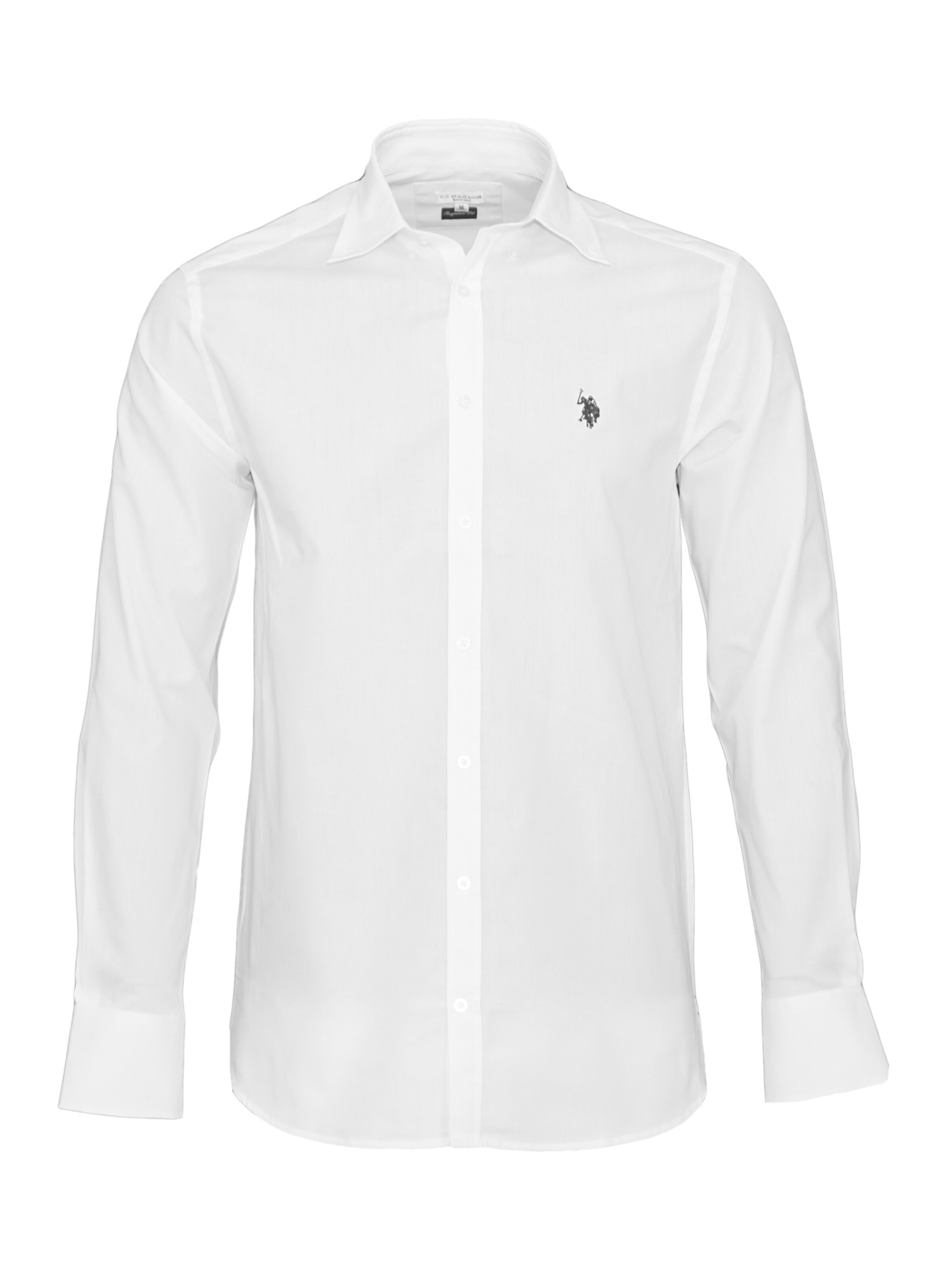 U.S. POLO ASSN. Button Up Shirt in White: front